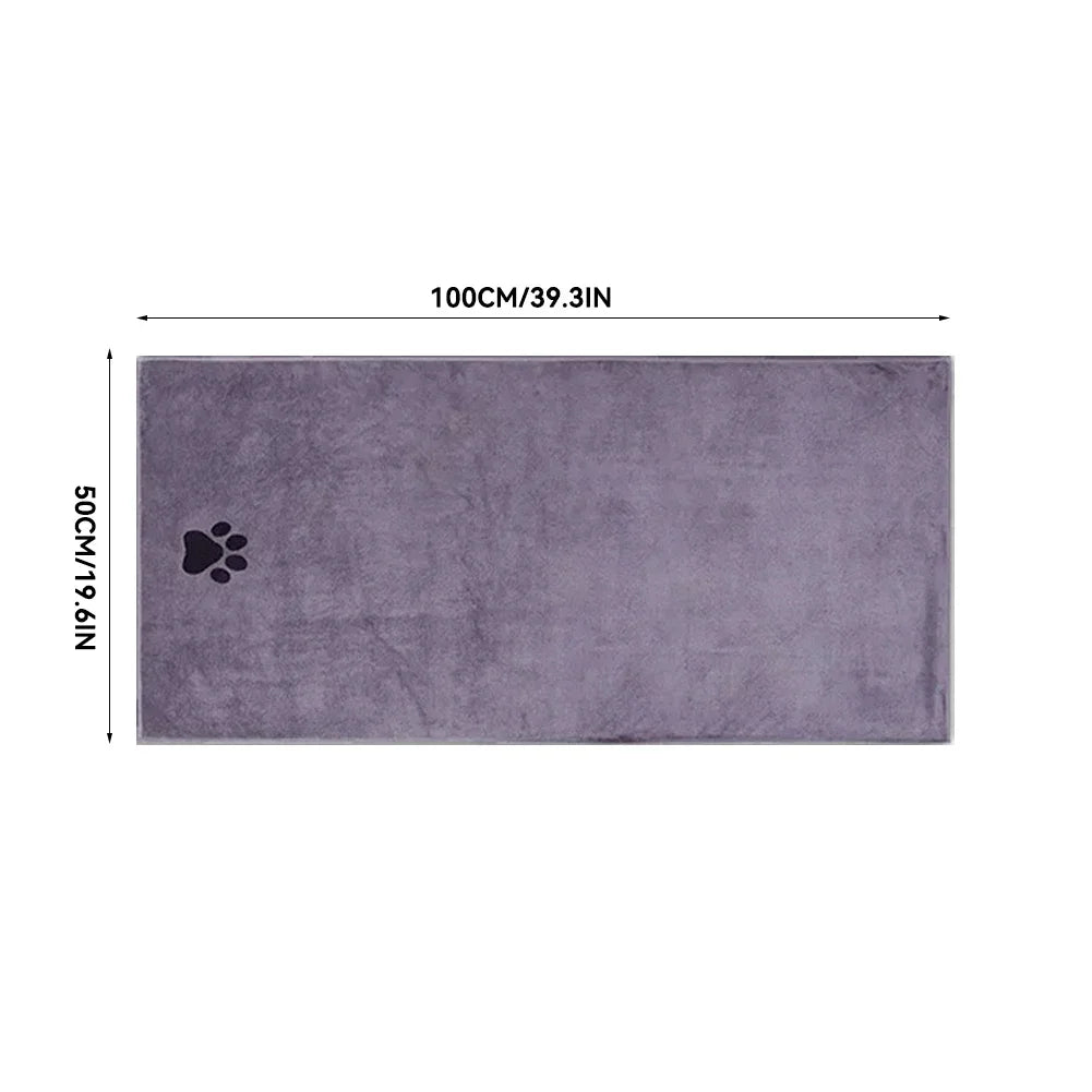 Microfibre Pet Bath Towel