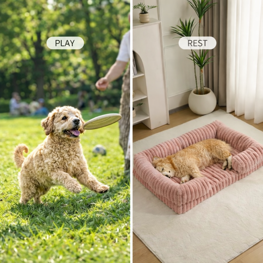 Why Active Dogs Need Proper Rest and Supportive Beds