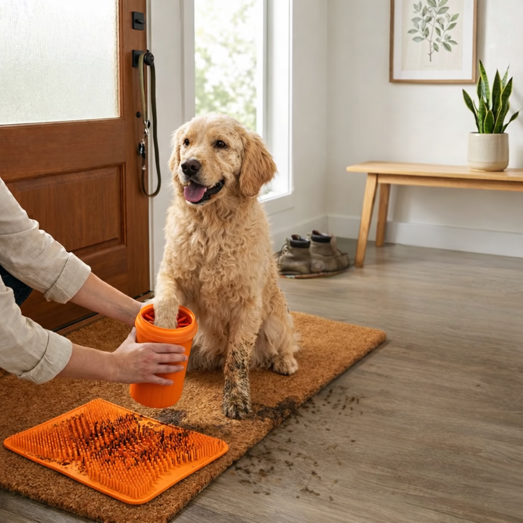 How to Manage Muddy Paws After Walks (Without Ruining Your Floors)
