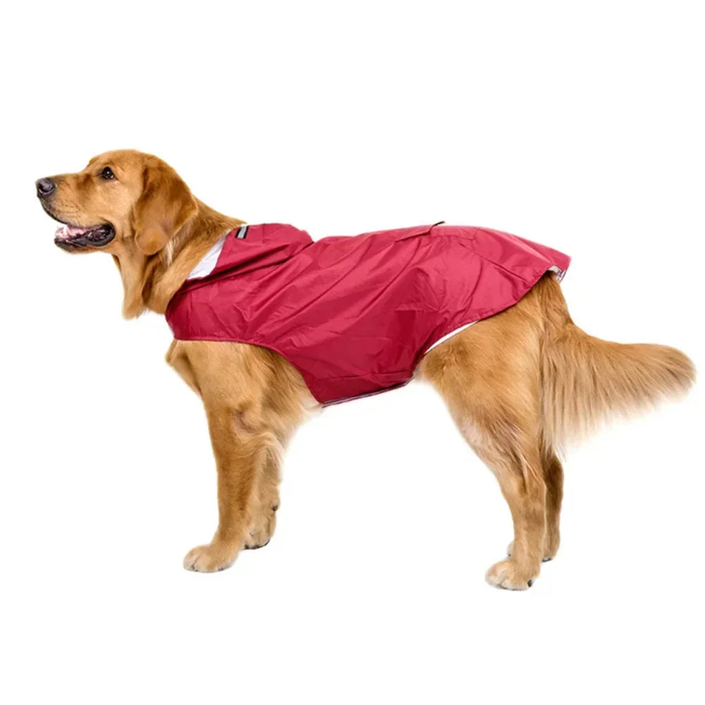 Hooded Dog Raincoat