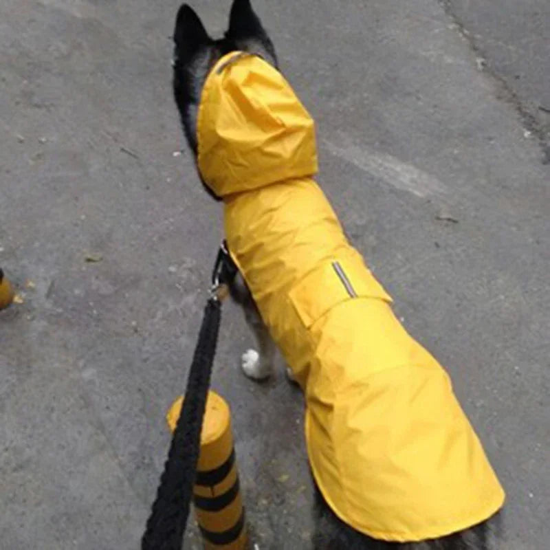Hooded Dog Raincoat