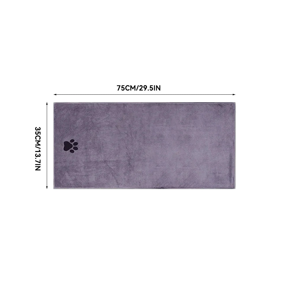 Microfibre Pet Bath Towel